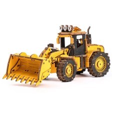  ROKR Front-End Loader: 3D Wooden Puzzle Model 