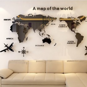  Acrylic World Map 